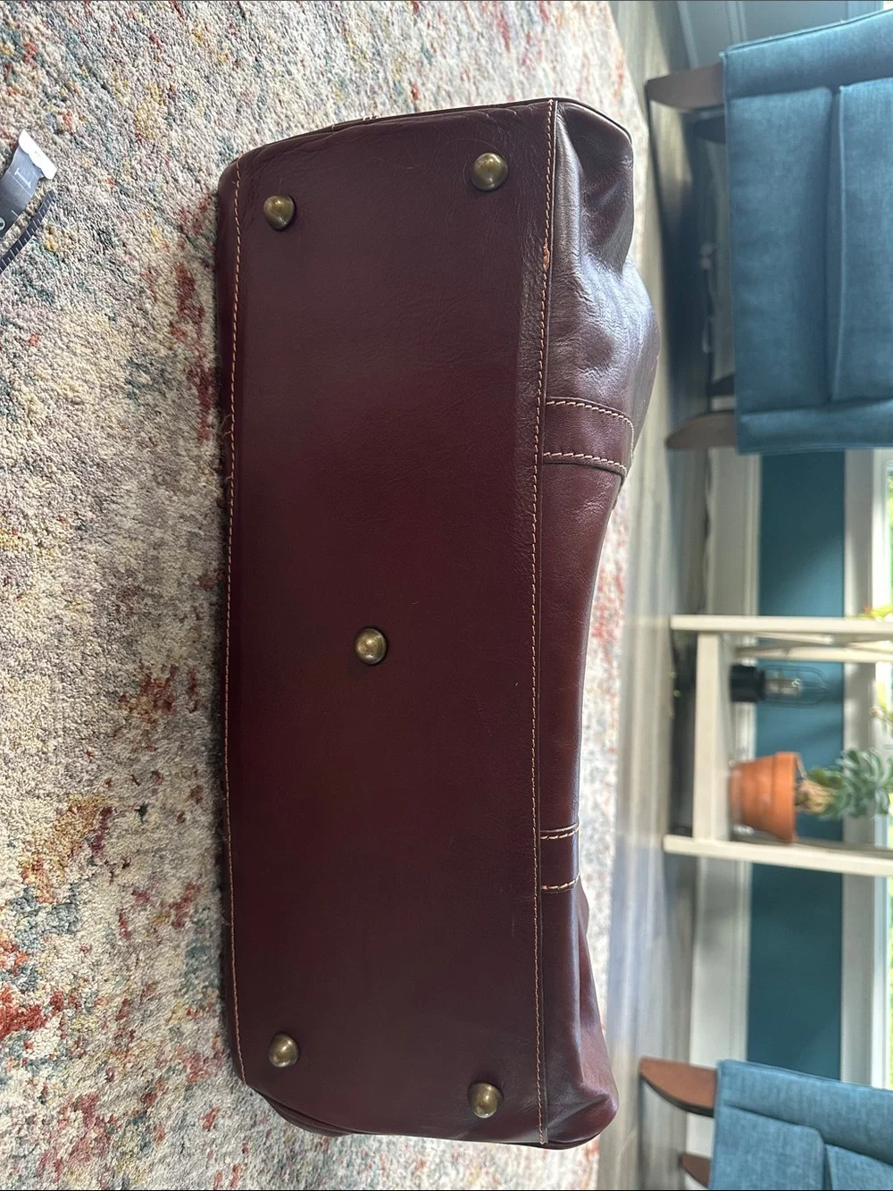 Cenzo Leather Duffle Bag